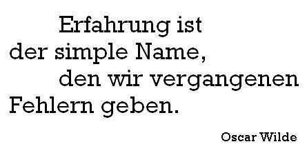 Erfahrung
