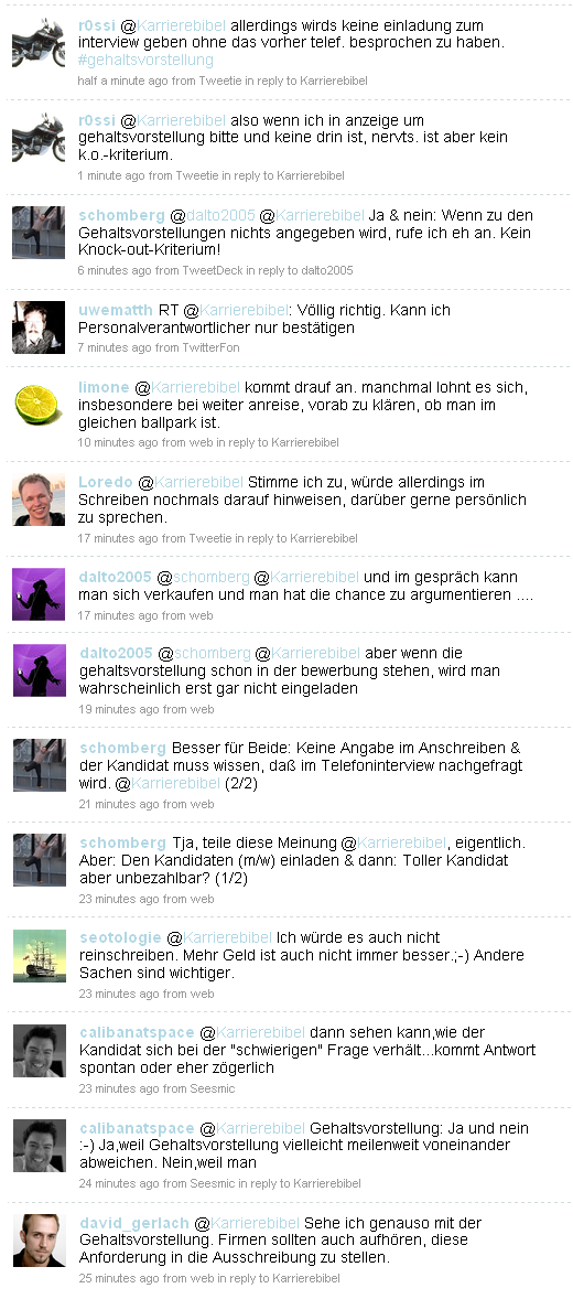 Gehaltsumfrage