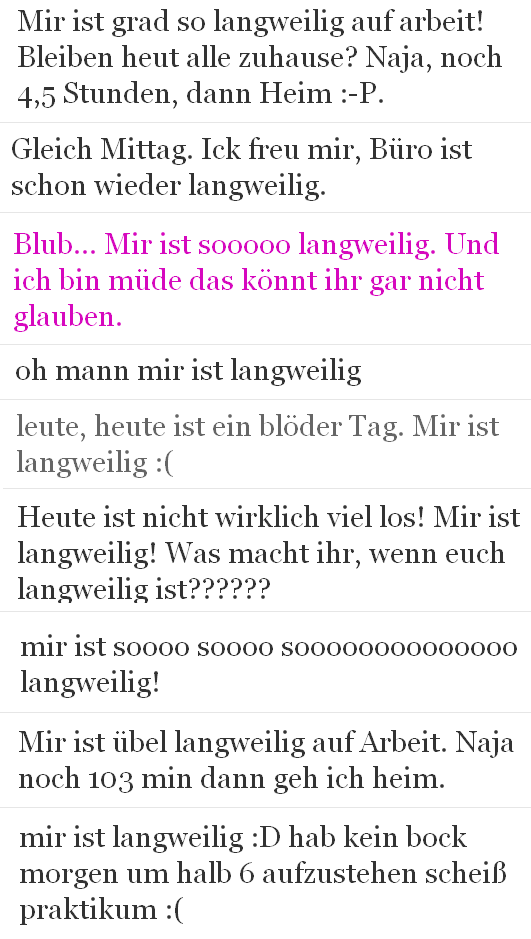 Langweilig