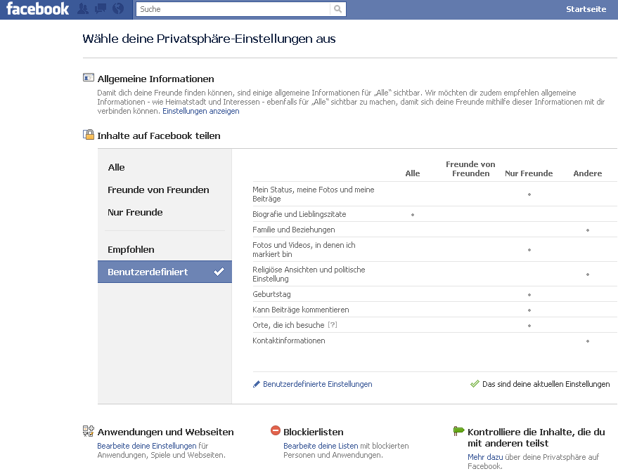 FBPrivat-Allgemein