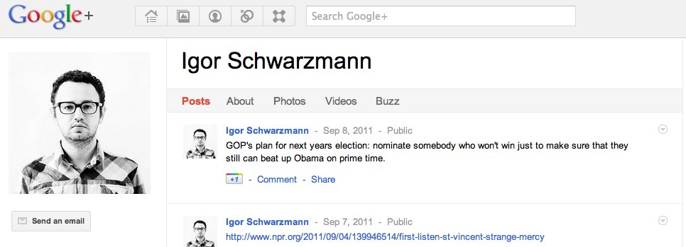 Igor Schwarzmann - G+