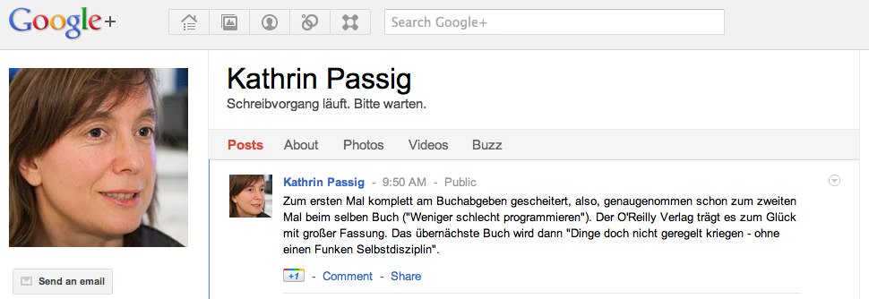 Kathrin Passig - G+