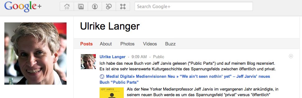 Ulrike Langer - G+