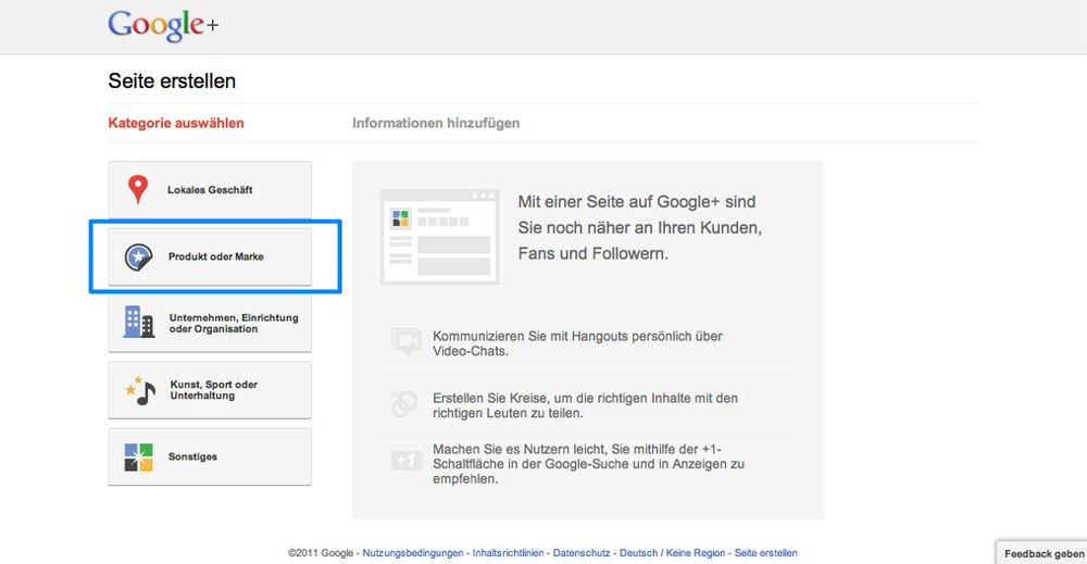 Google+ Seite 2-4