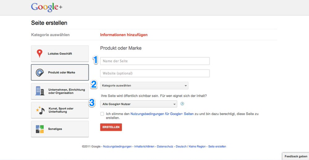Google+ Seite 3