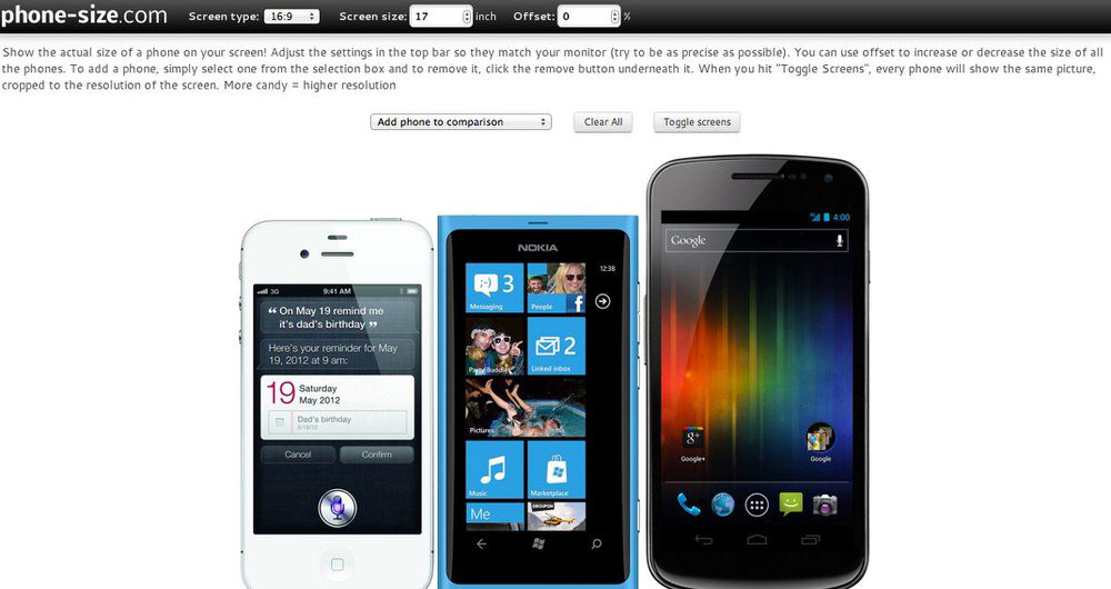 Phone Size