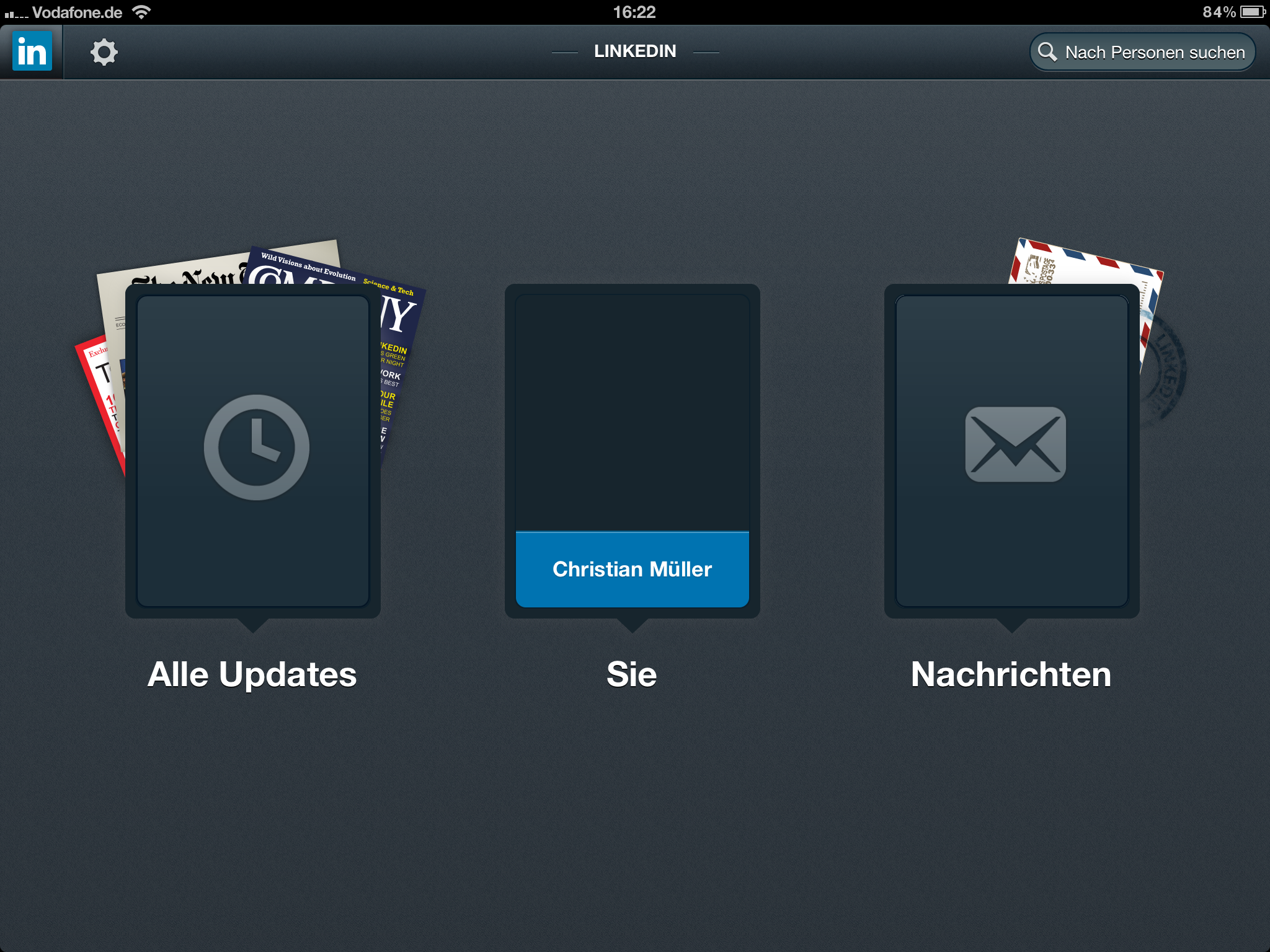 Linkedin-App-iPad