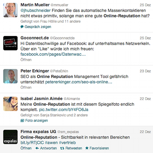 TwitterSucheReputation
