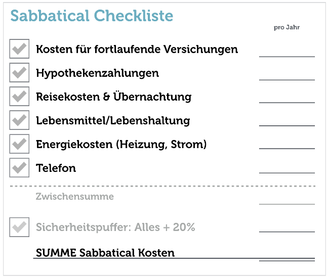 Sabbatical Ratgeber: Auszeit richtig planen