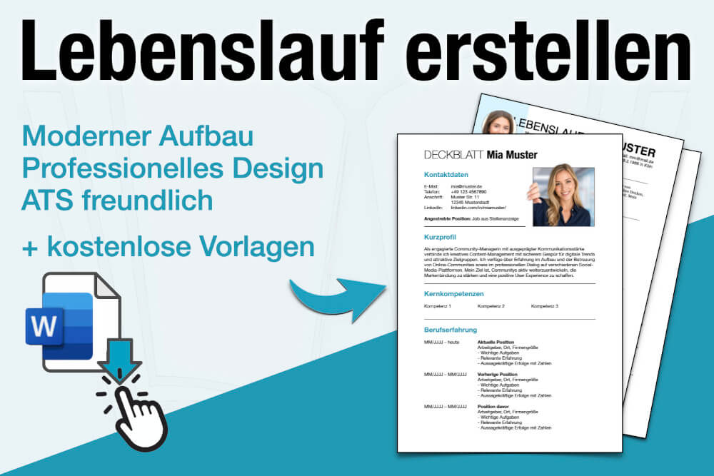 Lebenslauf Erstellen Aufbau Vorlage Muster Tipps