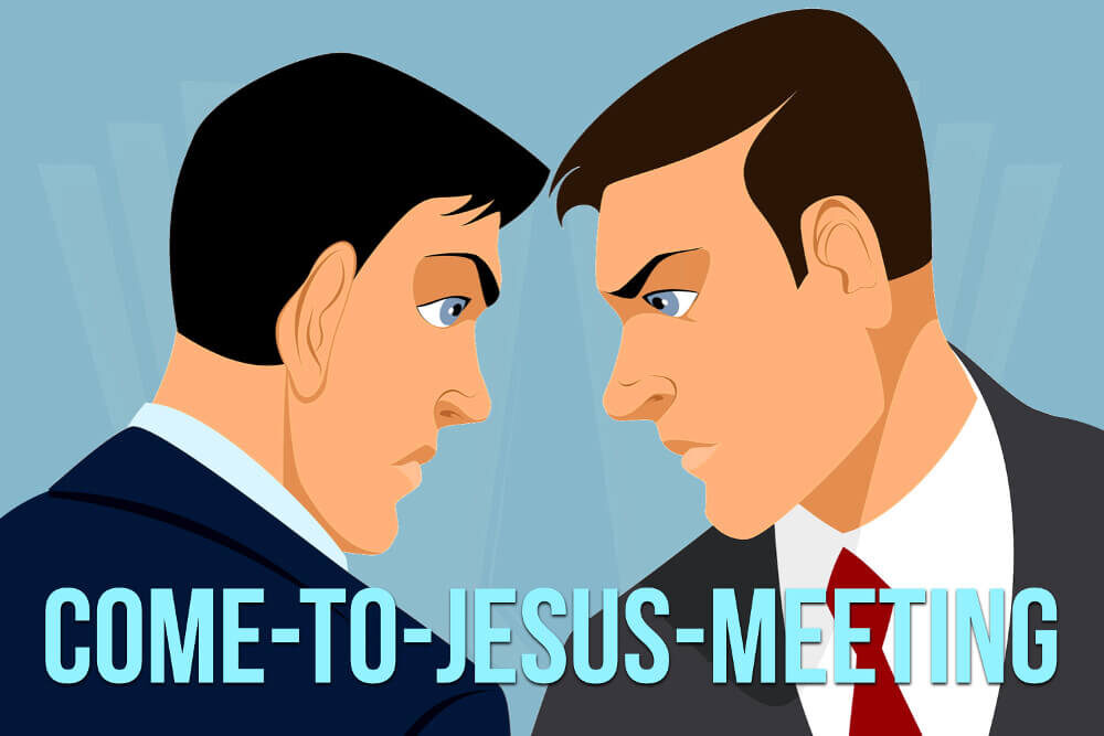Come to Jesus Meeting: Leviten lesen, bitte!