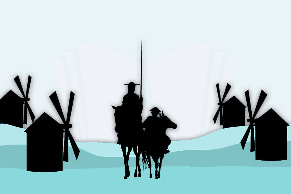 Mülleimer-Modell: Lernen von Don Quijote
