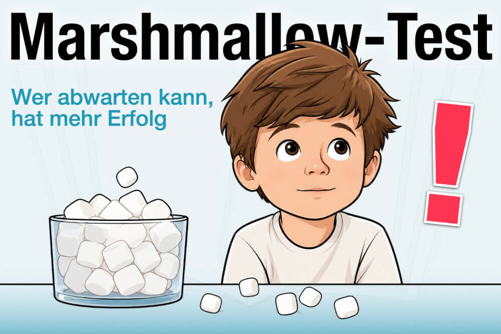 Marshmallow Test Mischel Experiment Belohnungsaufschub Selbstdisziplin Psychologie