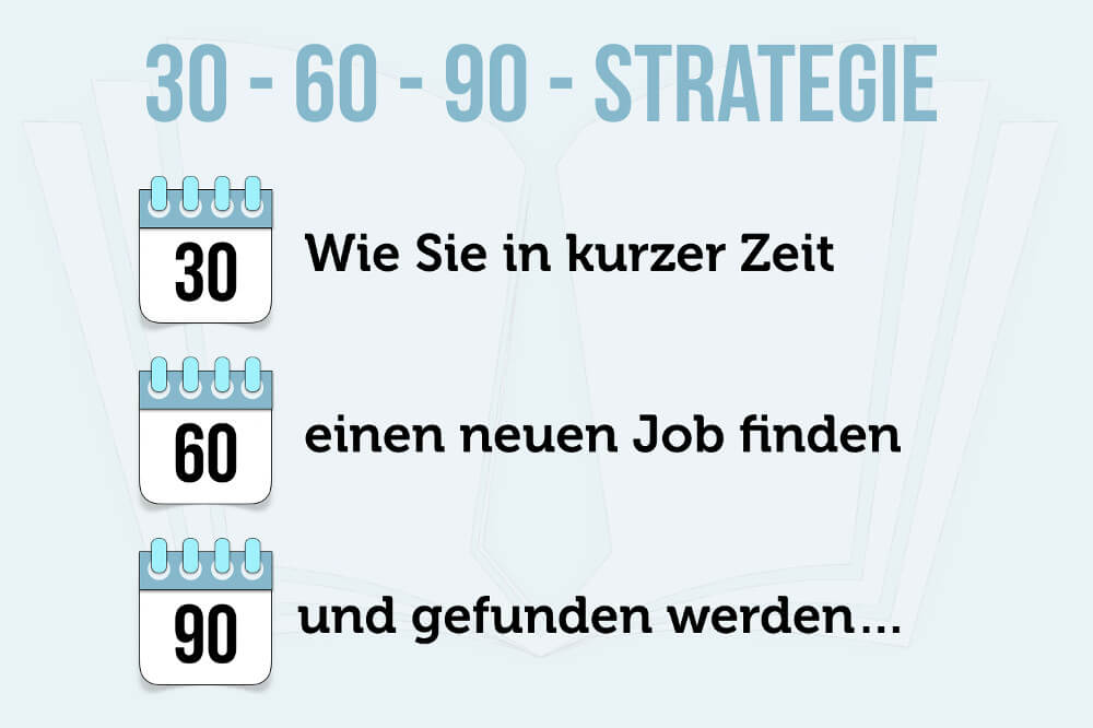 30-60-90-Strategie: In nur 90 Tagen zum neuen Job