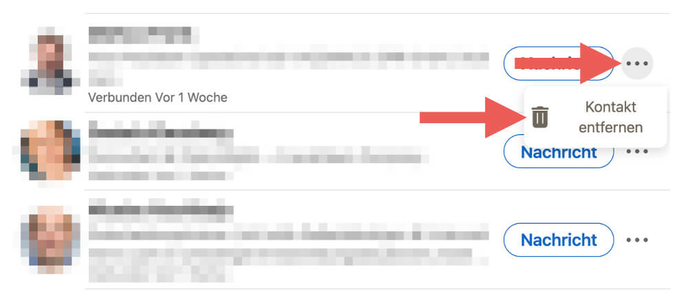 Kontakt Entfernen Loeschen Linkedin Anleitung Tipps