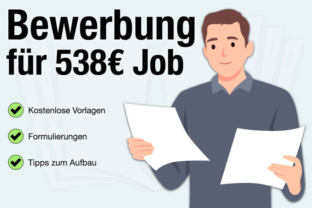 Bewerbung Minijob 538 Euro Basis Muster Vorlage