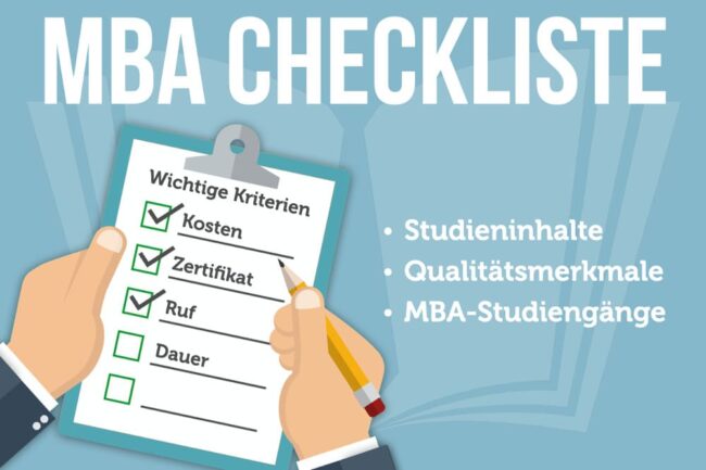 MBA Checkliste