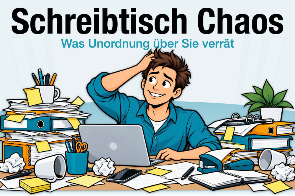 Schreibtisch Chaos Unordnung Aufraeumen Tipps Psychologie