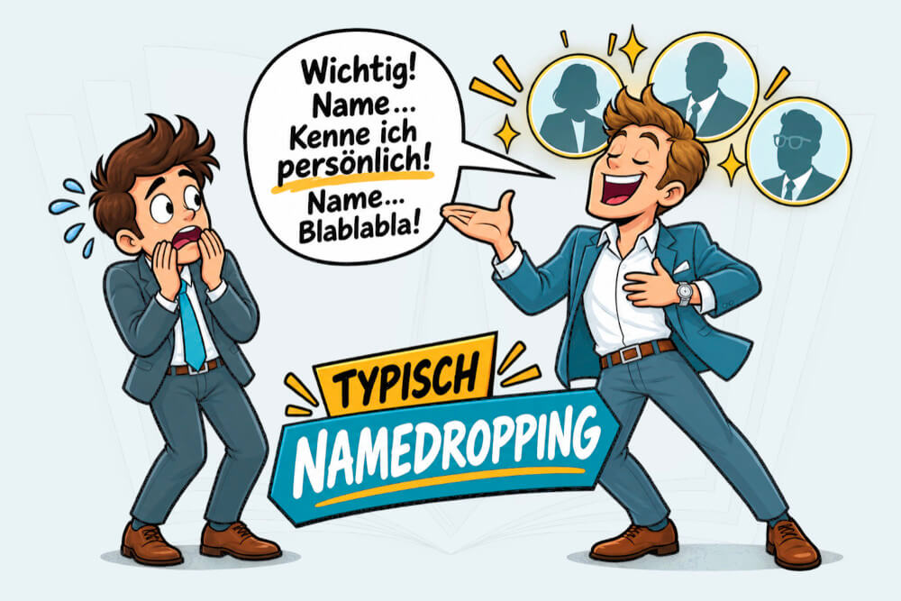 Namedropping Bedeutung Wirkung Beruf Umgang Tipps