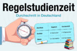 Regelstudienzeit Dauer Semester Bachelor Master Studium