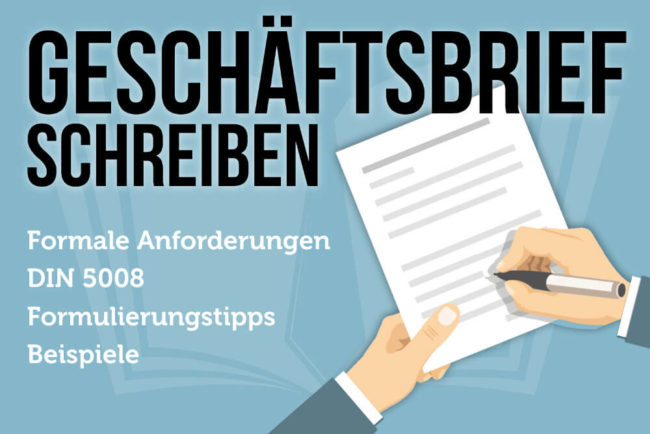 Geschaftsbrief Schreiben Tipps Und Vorlagen