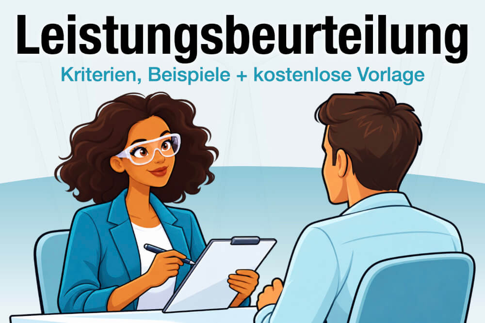 Leistungsbeurteilung Mitarbeiter Beispiele Kriterien Vorlage