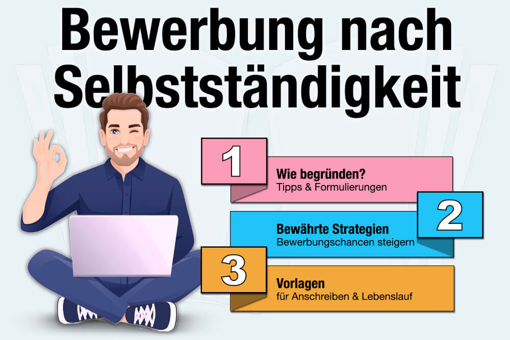 Bewerbung Nach Selbststaendigkeit Vorlage Muster Tipps Formulierungen