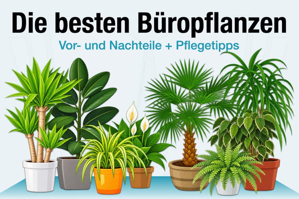 Bueropflanzen Ubersicht Robust Pflegeleicht Wenig Licht Tipps