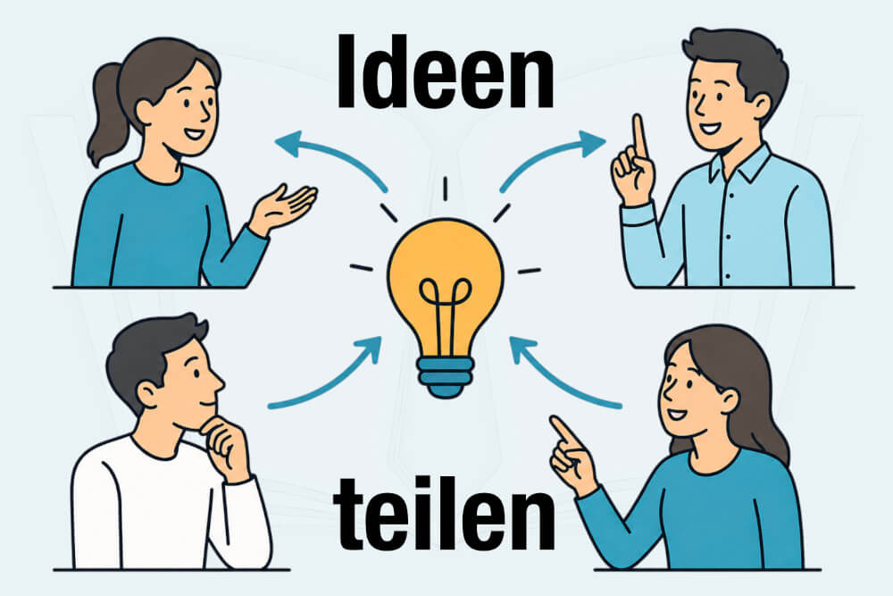 Ideen Teilen Vorteile Bedeutung Tipps Team