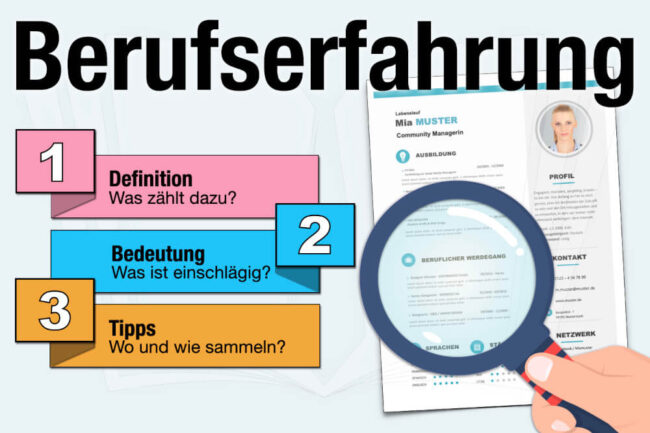 Berufserfahrung: Definition, Beispiele + wie sammeln?