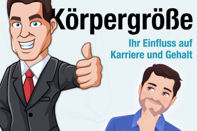 Körpergröße: Große Männer verdienen mehr!