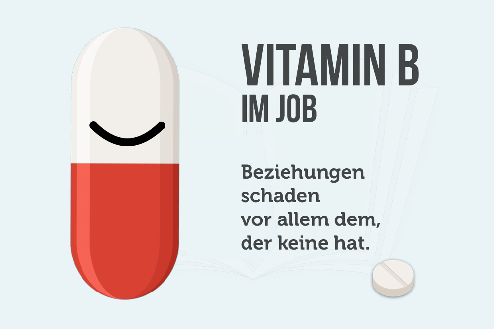 Vitamin B im Job Beziehungen Netzwerk Kontakte