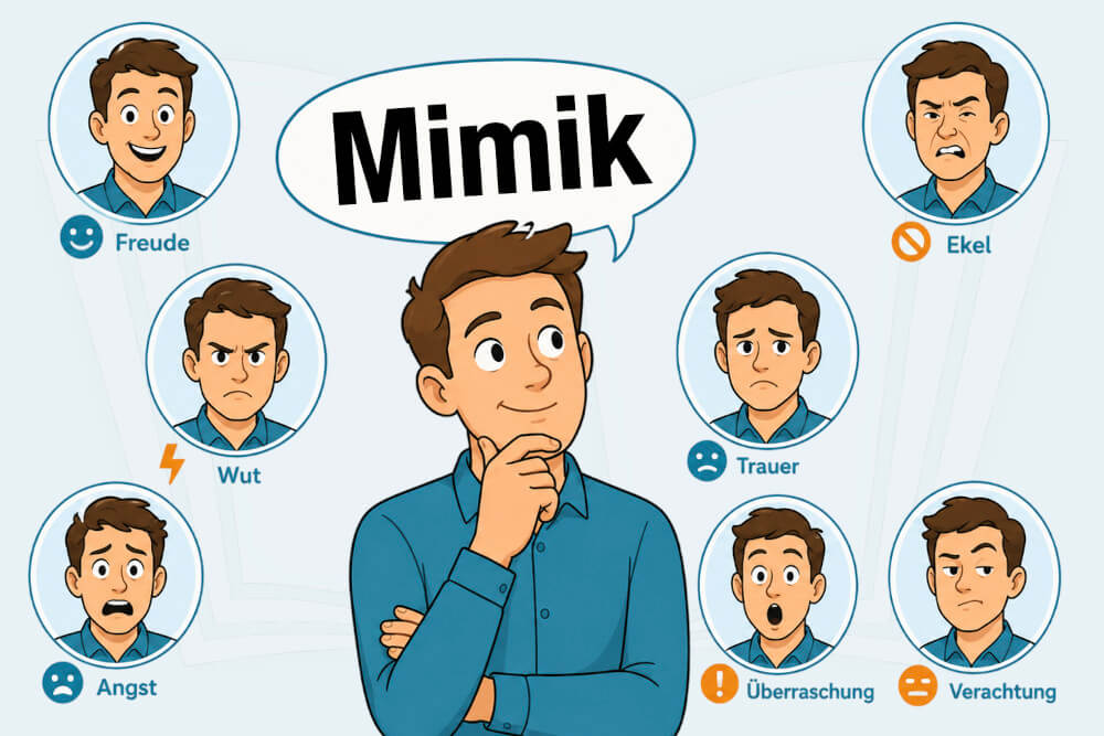 Mimik Definition Bedeutung Beispiele Gesichtsausdruck Richtig Deuten