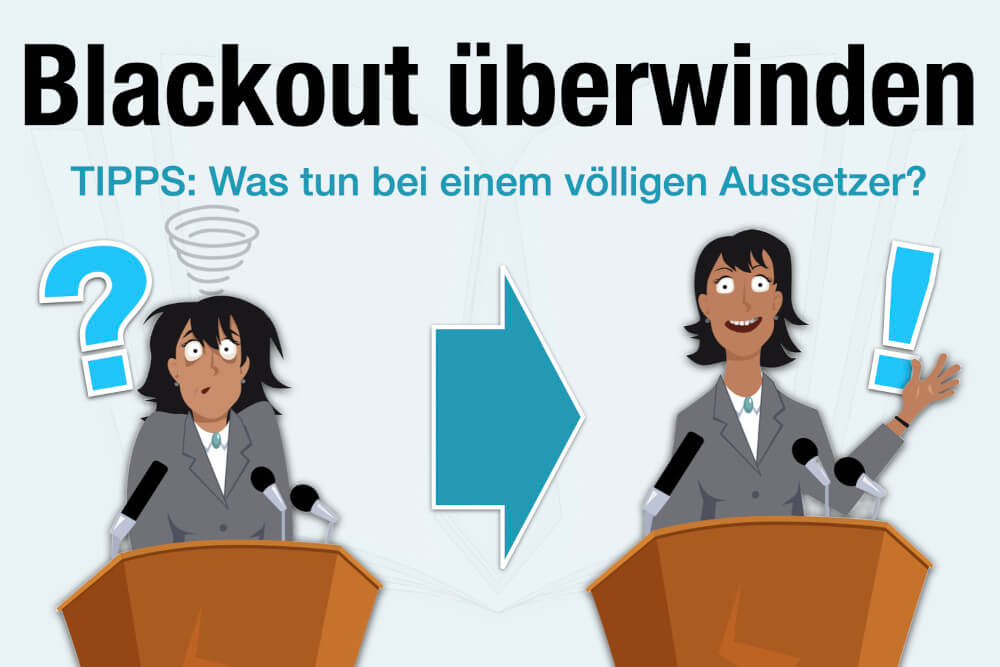 Blackout Ueberwinden Tipps Pruefung Vortrag Rede Gedaechtnis Aussetzer