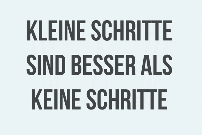 49++ Viele kleine schritte spruch information