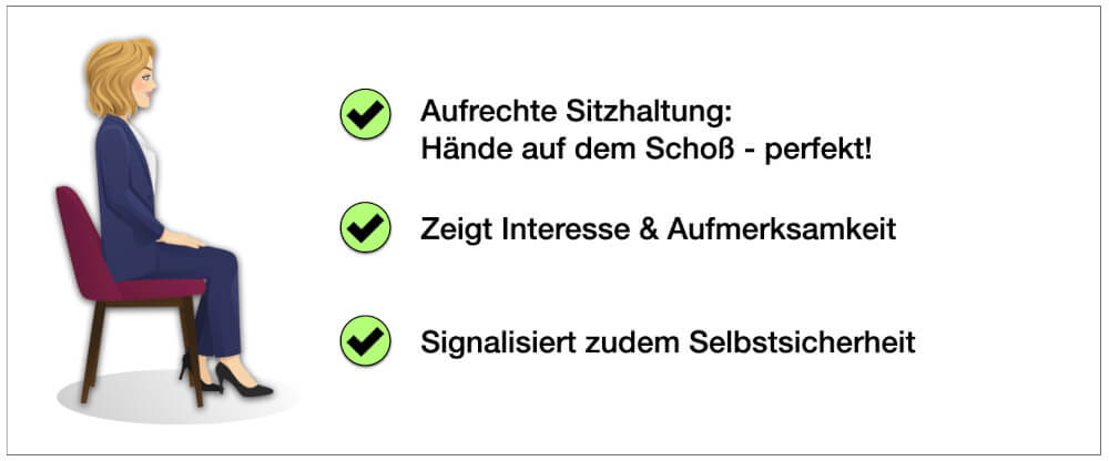 Vorstellungsgespräch Hände Pose Bedeutung Vorteile Nachteile 4