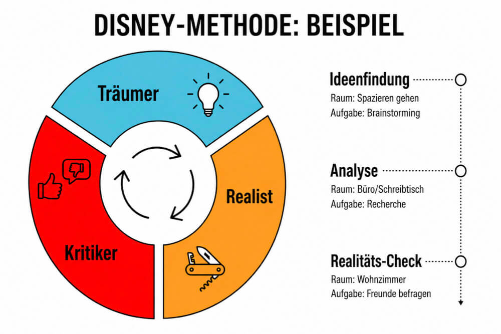 Disney Methode Beispiel 3 Rollen