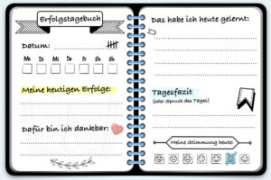 Erfolgstagebuch Vorlage Beispiel Aufbau Inhalt Tipps