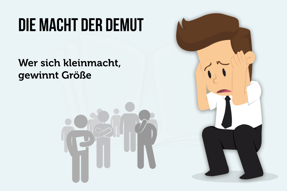 Demut Unterwerfung Kleinmachen Machtstrategie Groesse