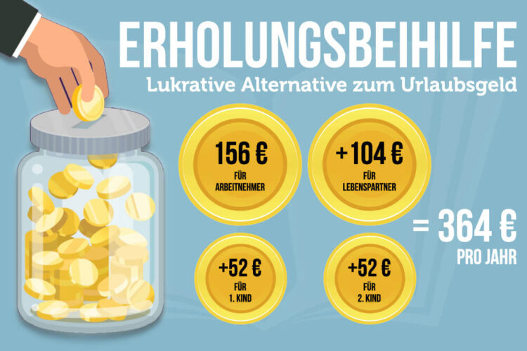 Erholungsbeihilfe beantragen Alternative zum Urlaubsgeld