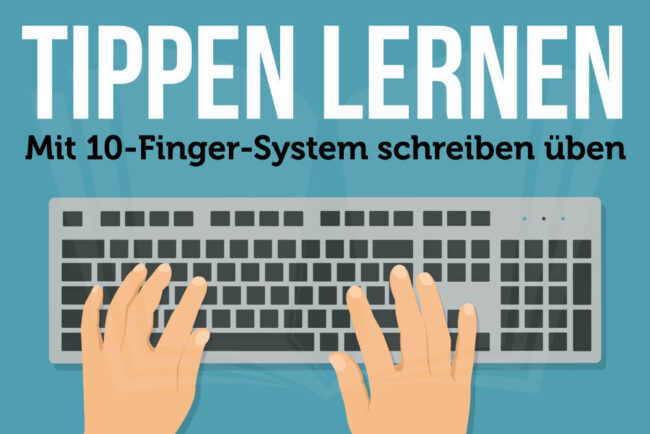 Tippen Lernen 10 Finger System Schreiben Uben Kostenlos