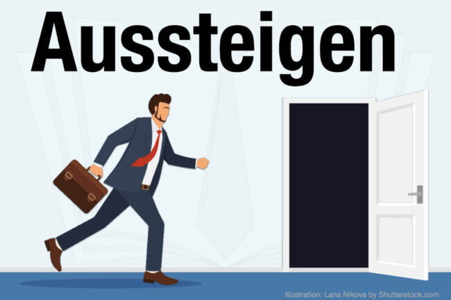 Aussteigen