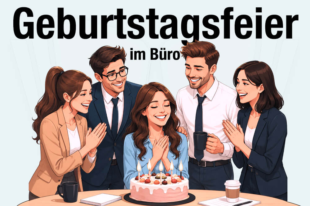 Geburtstagsfeier Buero Office Job Regeln Tipps