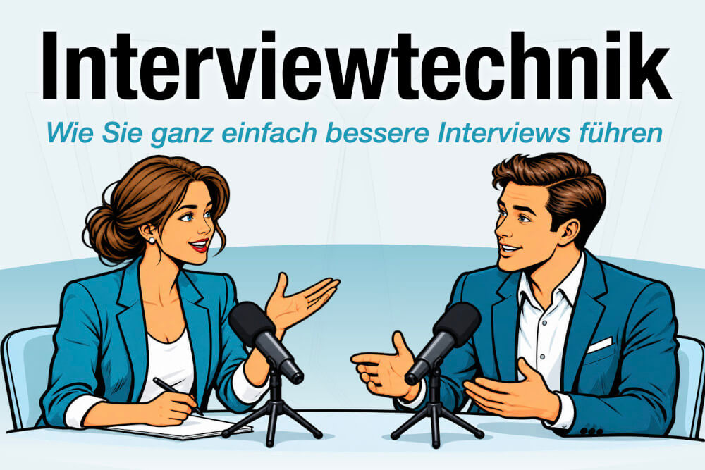 Interviewtechnik Fragen Beispiele Techniken Interviewarten