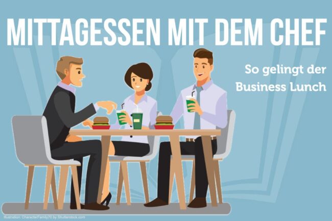 Mittagessen mit dem Chef: Themen, Tipps, Tabus