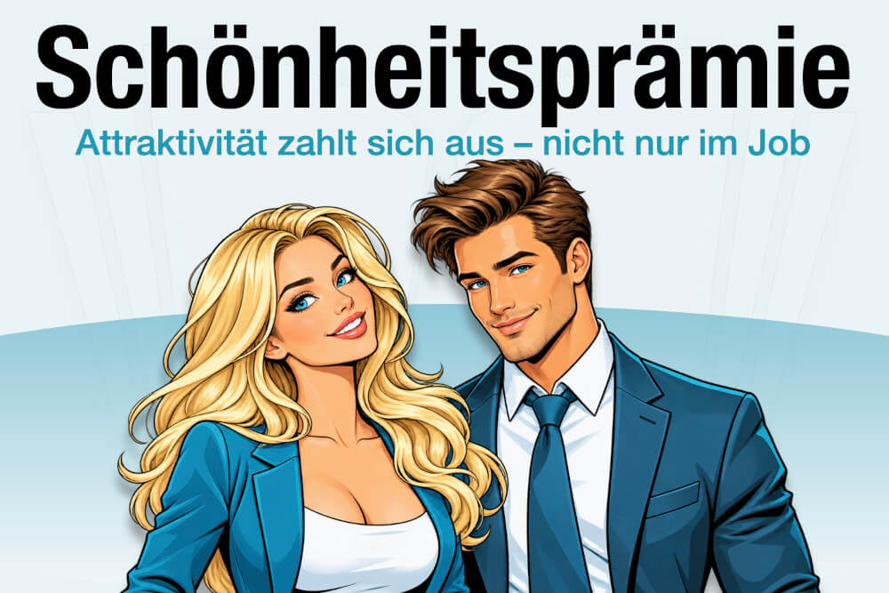 Schoenheitspramie Attraktivitaet Aussehen Gehalt Studien