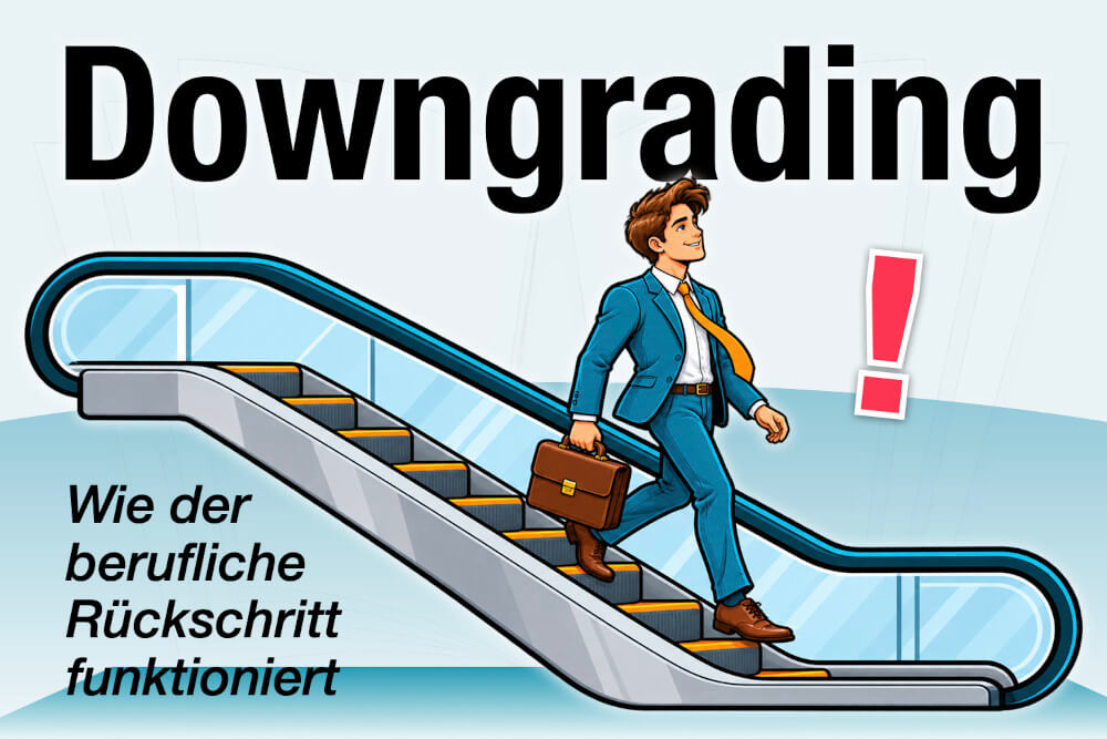 Downgrading Definition Beruflicher Rueckschritt Gruende Tipps