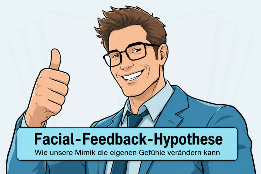 Facial Feedback Hypothese Mimik Gefuehle Psychologie Studien Beispiele