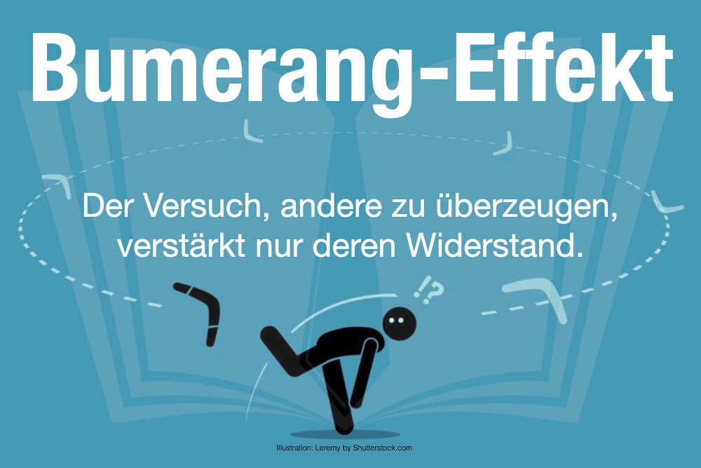Bumerang-Effekt: Warum wir an Halbwahrheiten festhalten