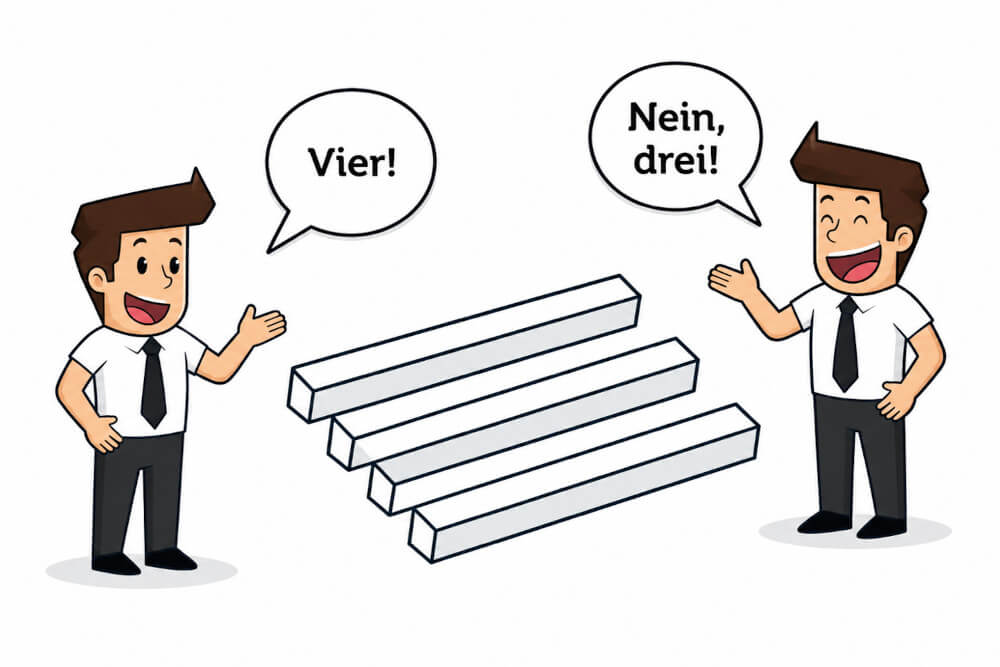 Blickwinkel Aendern Unterschiedliche Sichtweisen 3 Oder 4